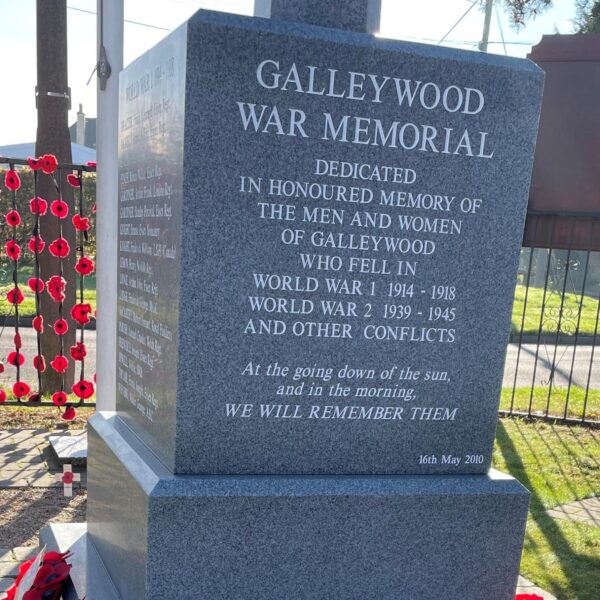 War Memorial plaque